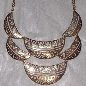 🔥2 for $10🔥 Gold Tone Ethic Boho Bib Necklace